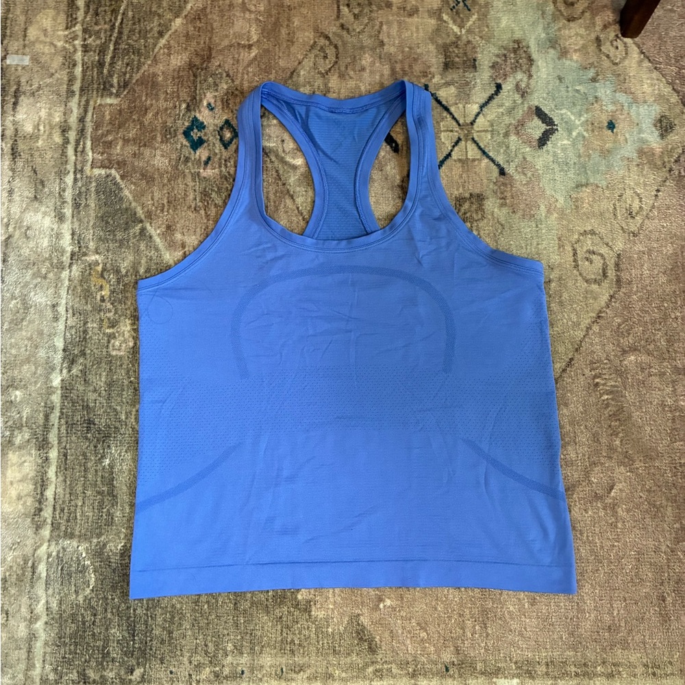Lululemon swiftly tech racerback tank in wild indigo